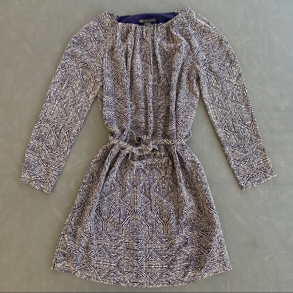 Armani Exchange 3/4 Sleeve Dress
